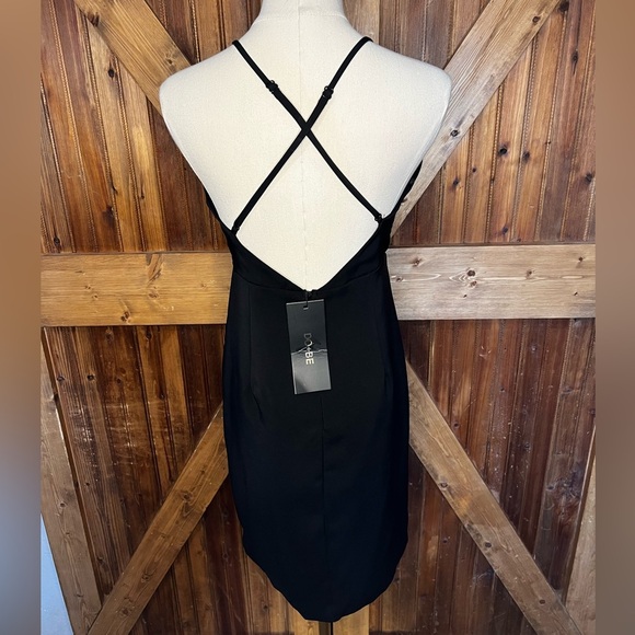 DO+BE NWT Little Black Dress with Side Slit Women’s Small - Picture 3 of 4